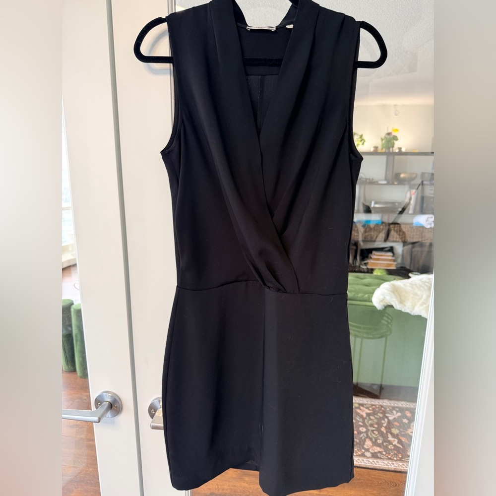 Babaton Black Midi Dress